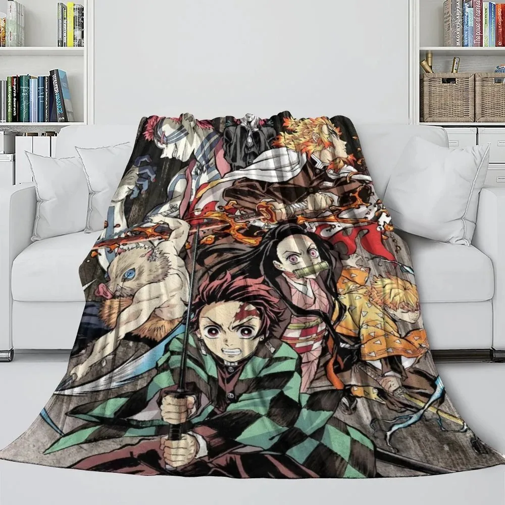 Demon Slayer Tanjiro Nezuko Fleece Throw Blanket02