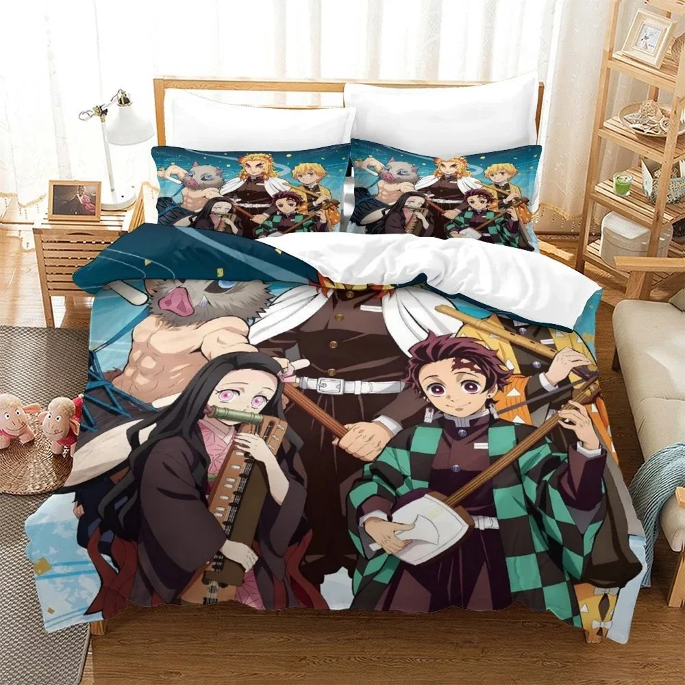 Kamado Tanjiro & Friends Bedding01