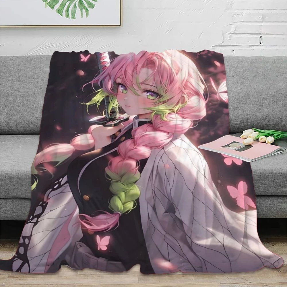 Kanroji Mitsuri Throw Blanket0