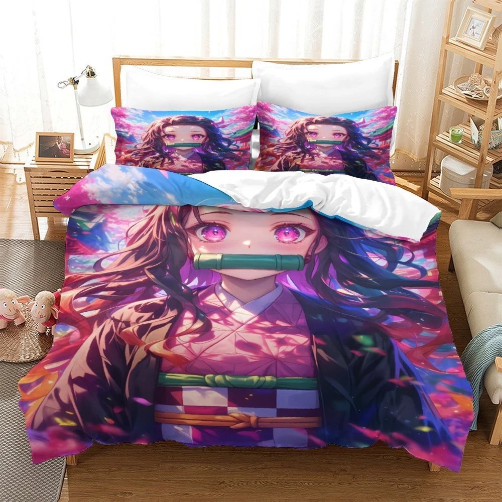Nezuko Bedding Sets00