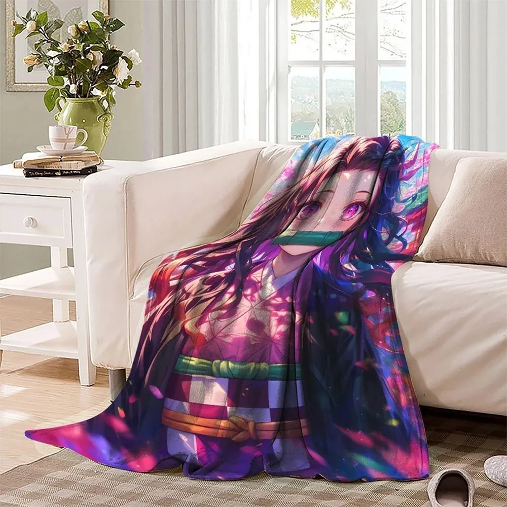 Nezuko Throw Blanket03