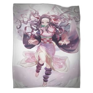 Nezuko Throw Blanket2