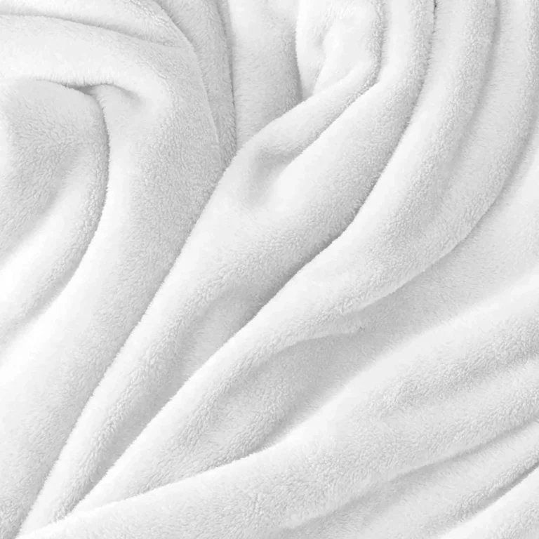 Close-up of the 260 GSM microfibre fleece, showing the soft brushed pile and drape