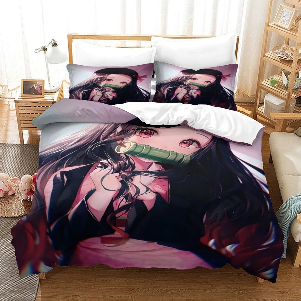 Nezuko Bedding Set0
