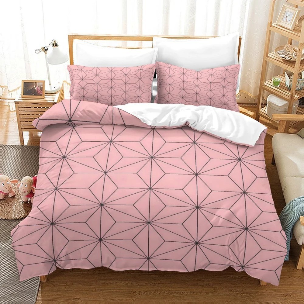 Nezuko Kamado Demon Slayer Bedding Set1