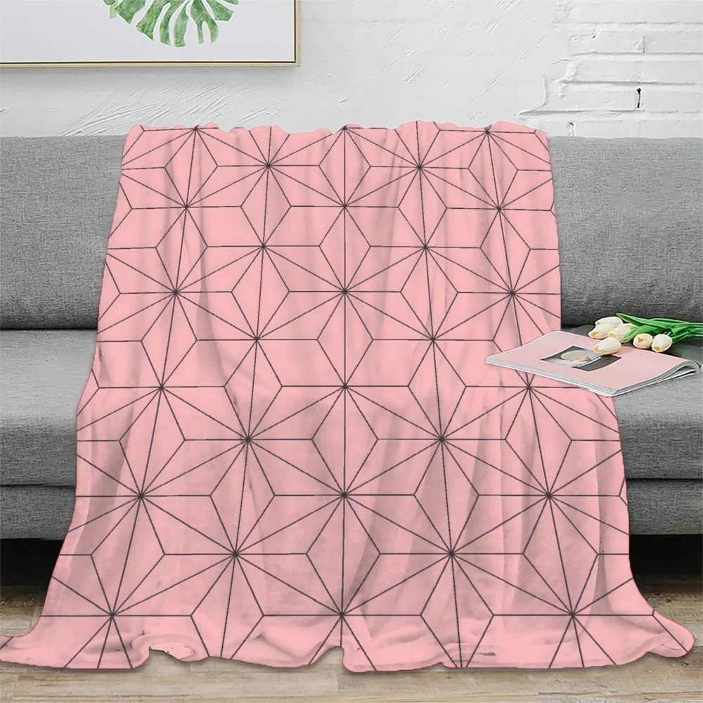 Nezuko Kamado Demon Slayer Throw Blanket1