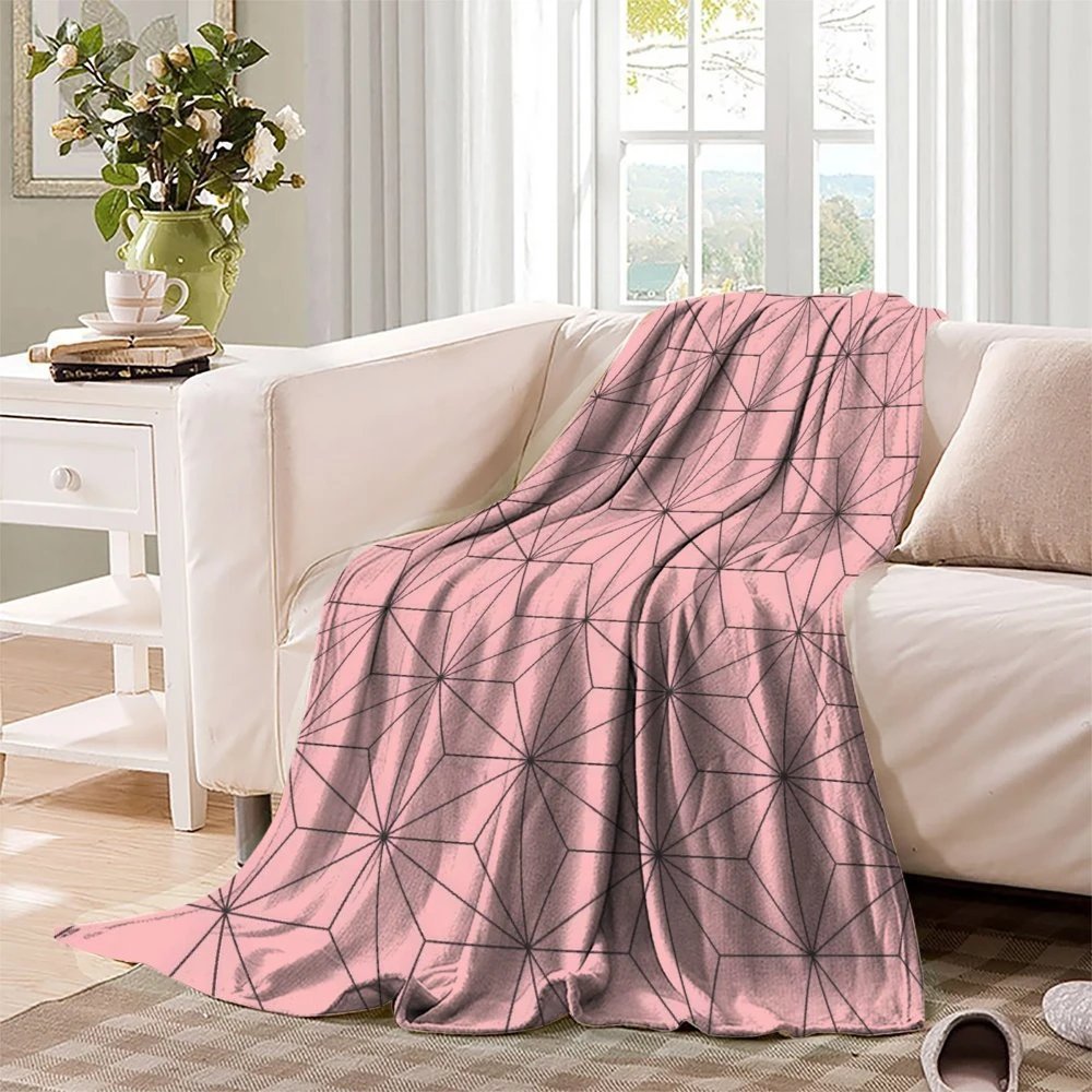Nezuko Kamado Demon Slayer Throw Blanket2