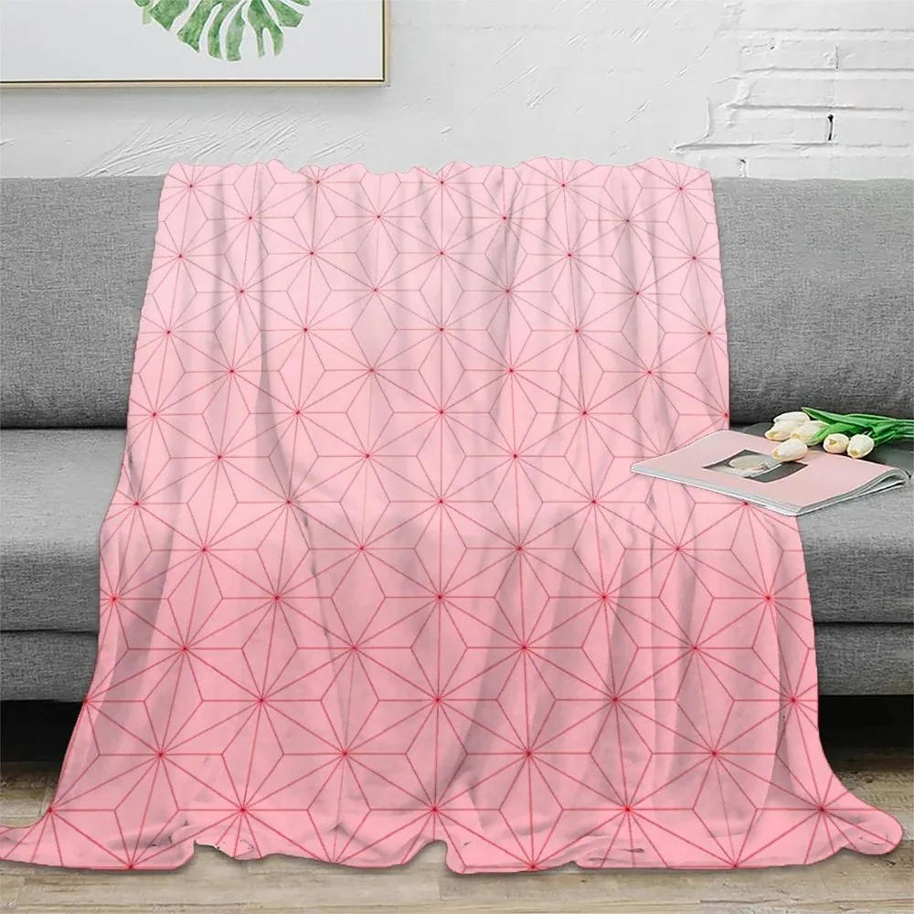Nezuko Kamado Demon Slayer Throw Blanket3