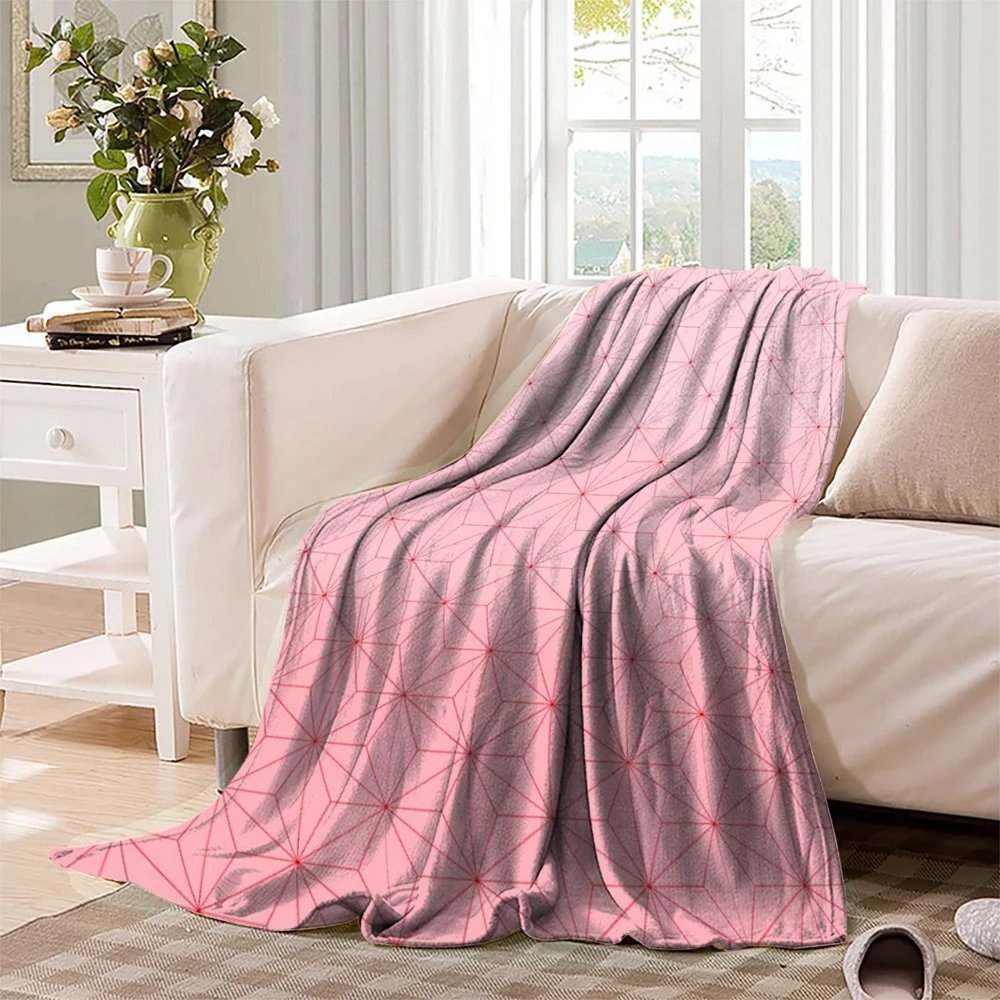 Nezuko Kamado Demon Slayer Throw Blanket4