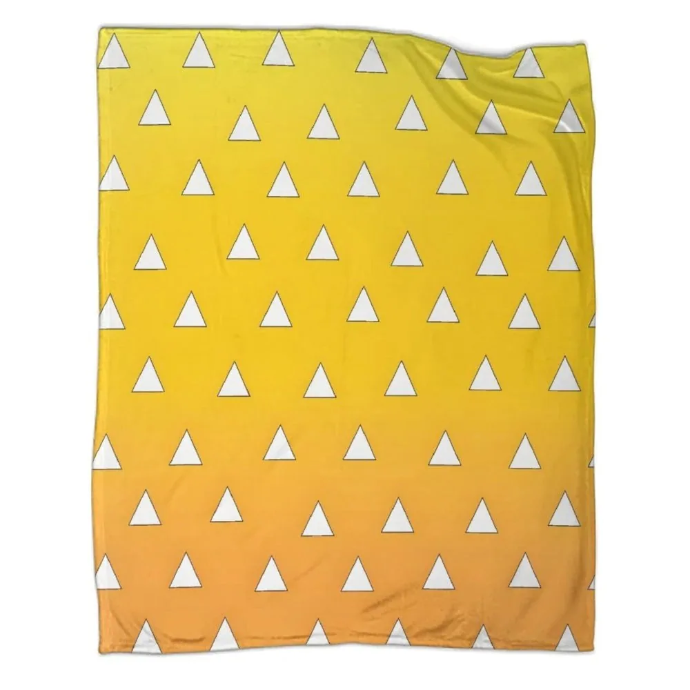 Zenitsu Agatsuma Demon Slayer Throw Blanket1