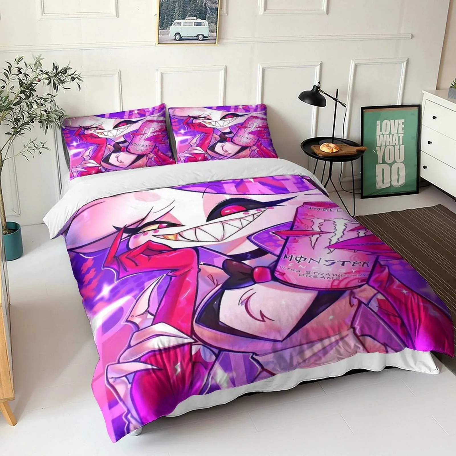 Hazbin Hotel Energy Can Purple Duvet Cover Set - Image 2