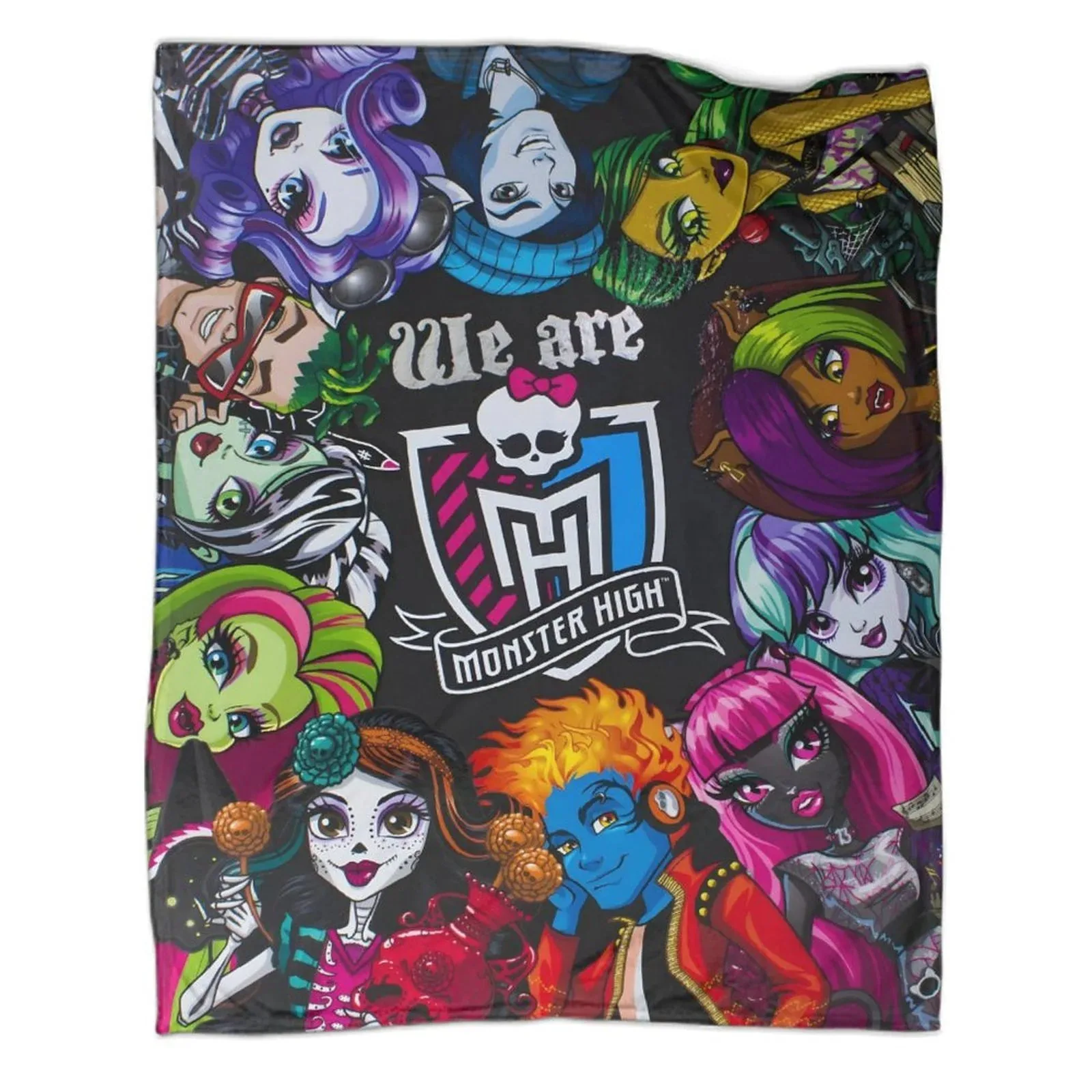 Monster High We Are Monster High Fleece Throw Blanket - Image 1