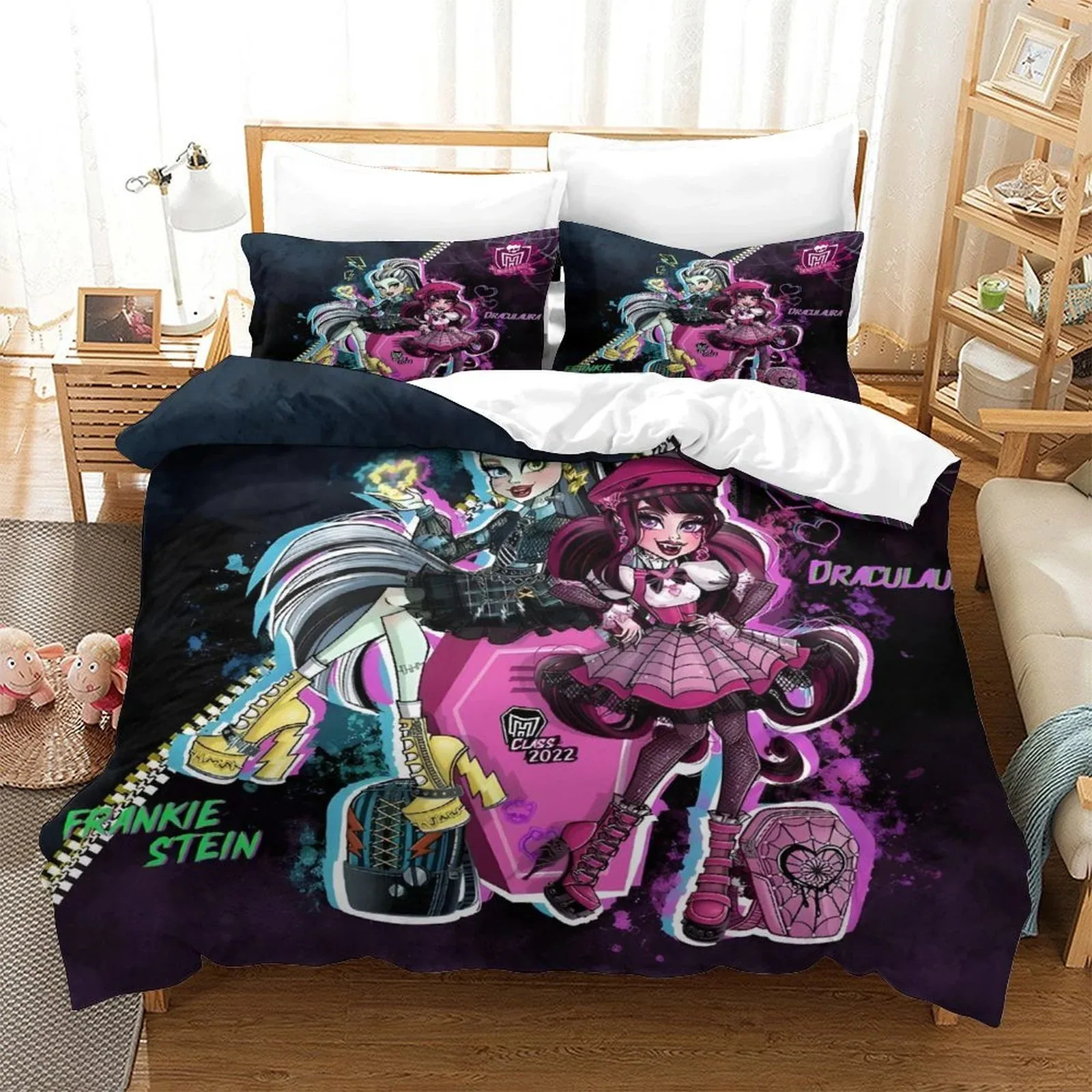 Monster High Black Stage Duo Duvet Cover Set - Image 2