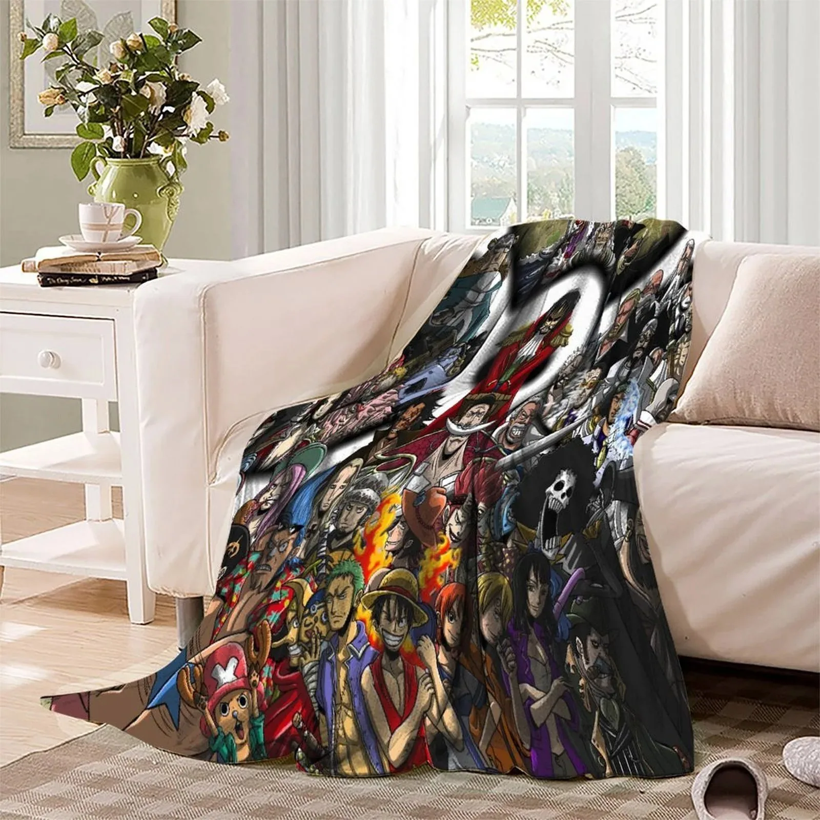 One Piece Grand Cast Montage Fleece Throw Blanket - Image 3