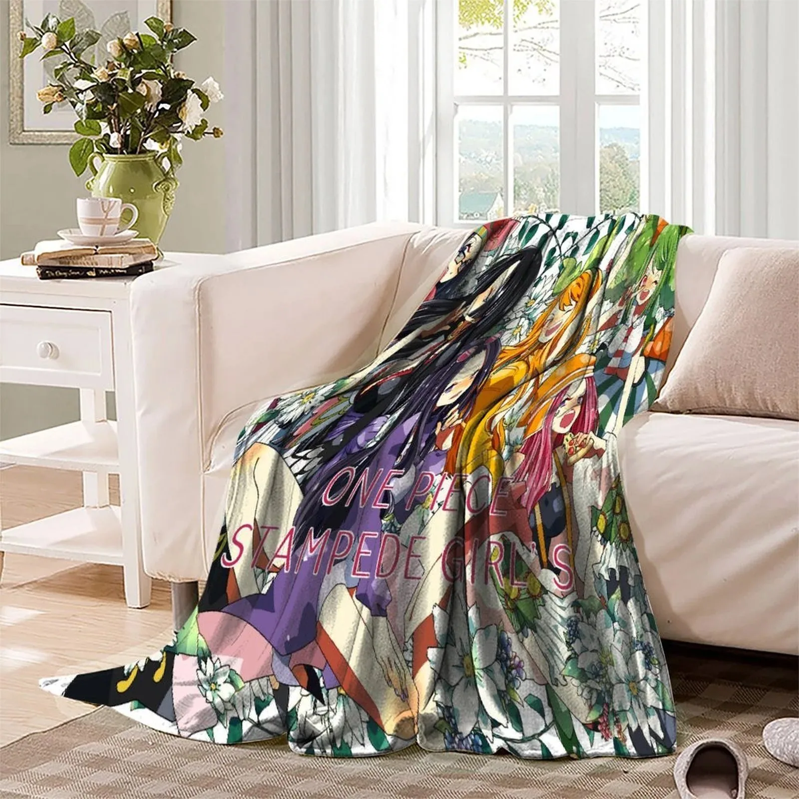 One Piece Stampede Girls Fleece Throw Blanket - Image 5