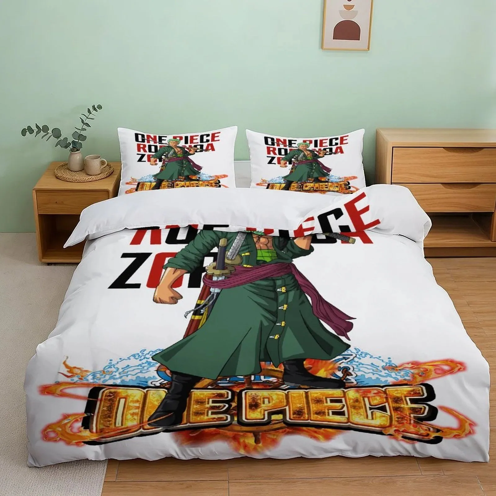 One Piece Zoro Logo Duvet Cover Set - Image 2