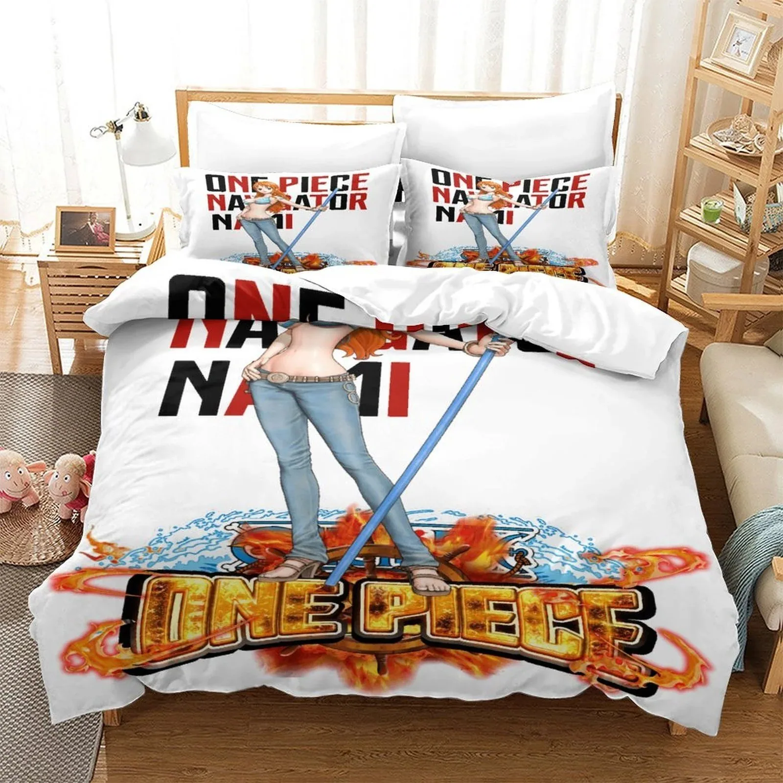 One Piece Nami Navigator Duvet Cover Set - Image 2