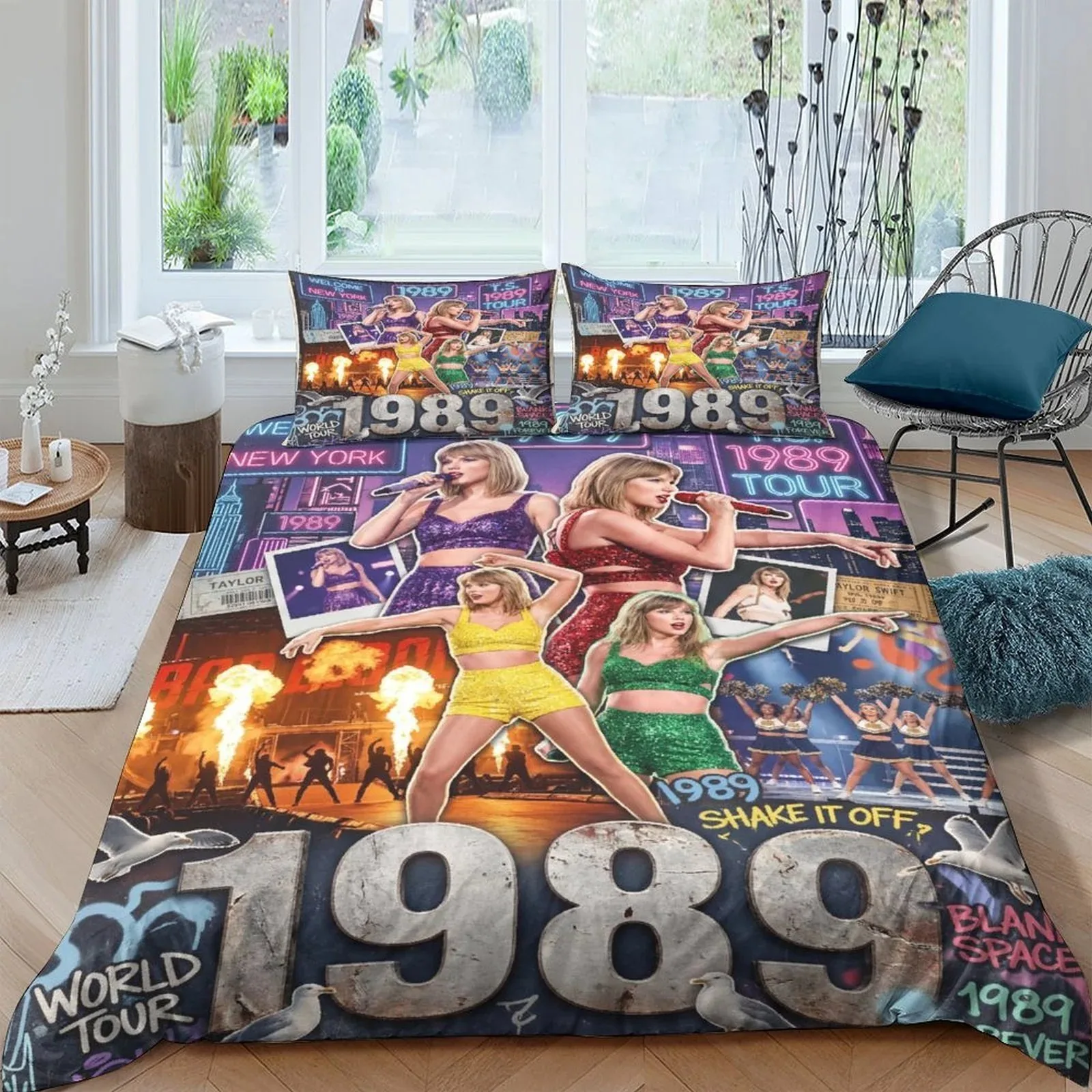 Taylor Swift 1989 Tour Collage Duvet Cover Set - Image 2