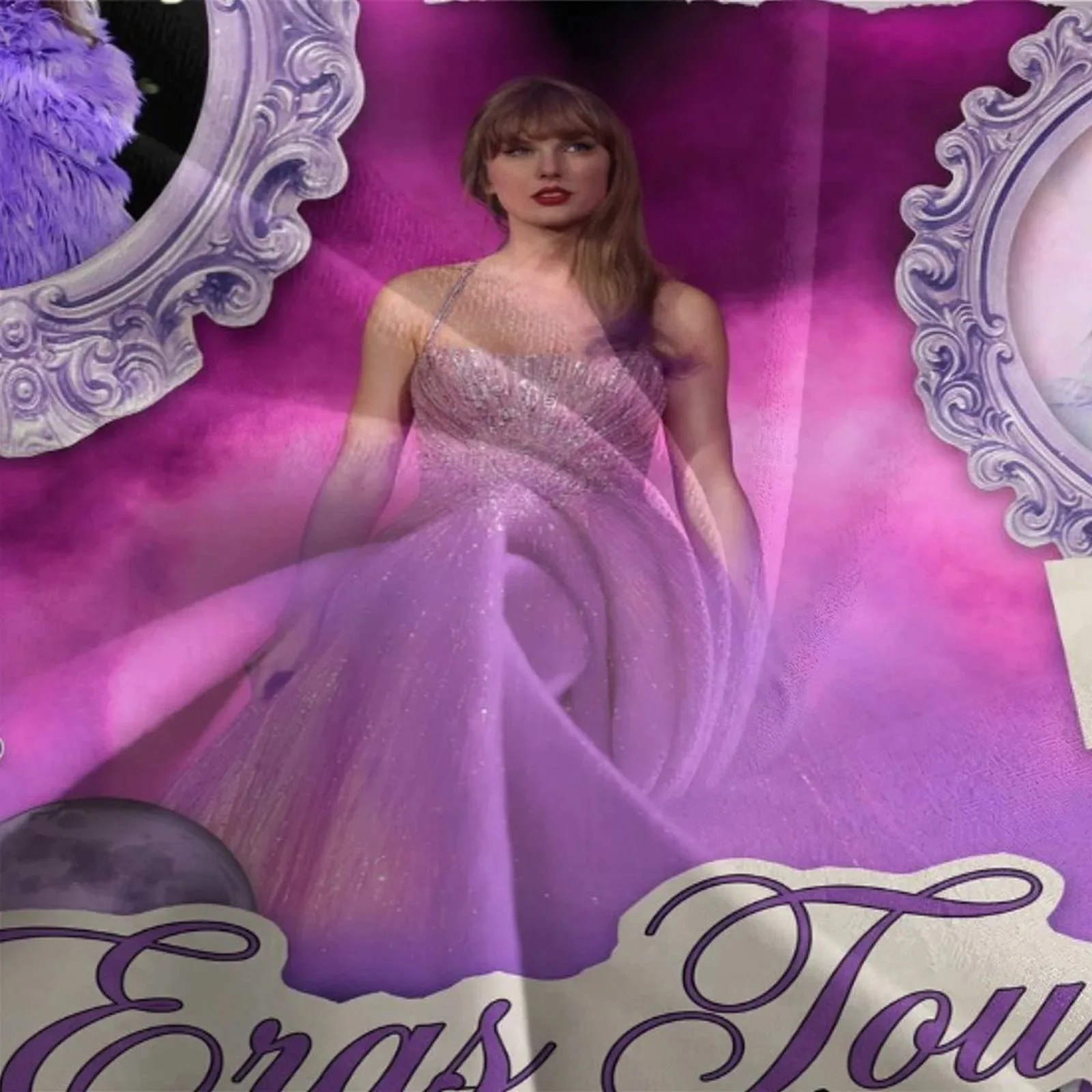 Taylor Swift Eras Tour Lilac Duvet Cover Set - Image 3