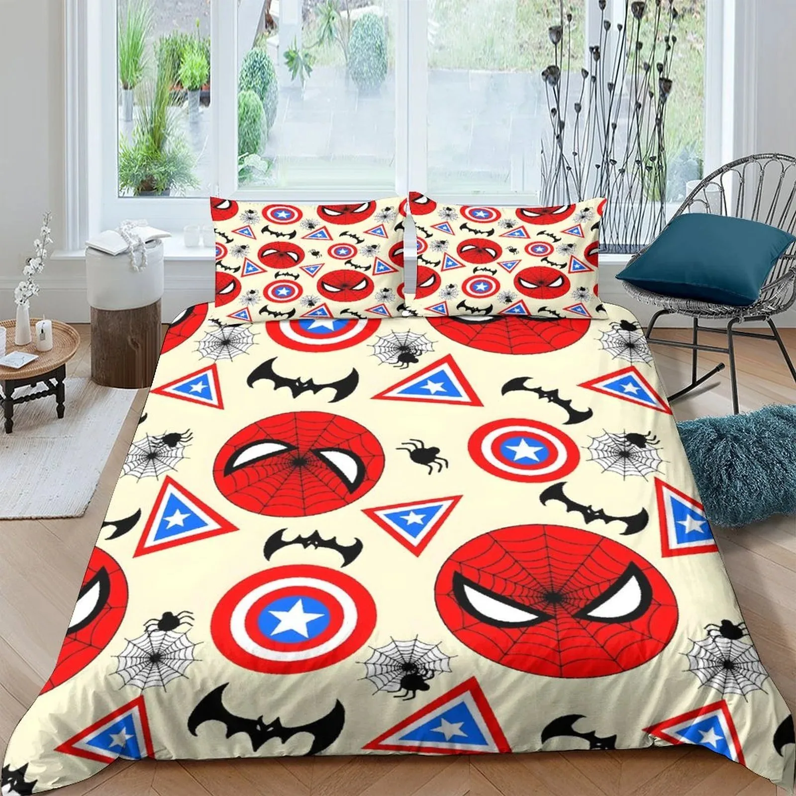 Spider-Man Icon Pattern Duvet Cover Set - Image 2