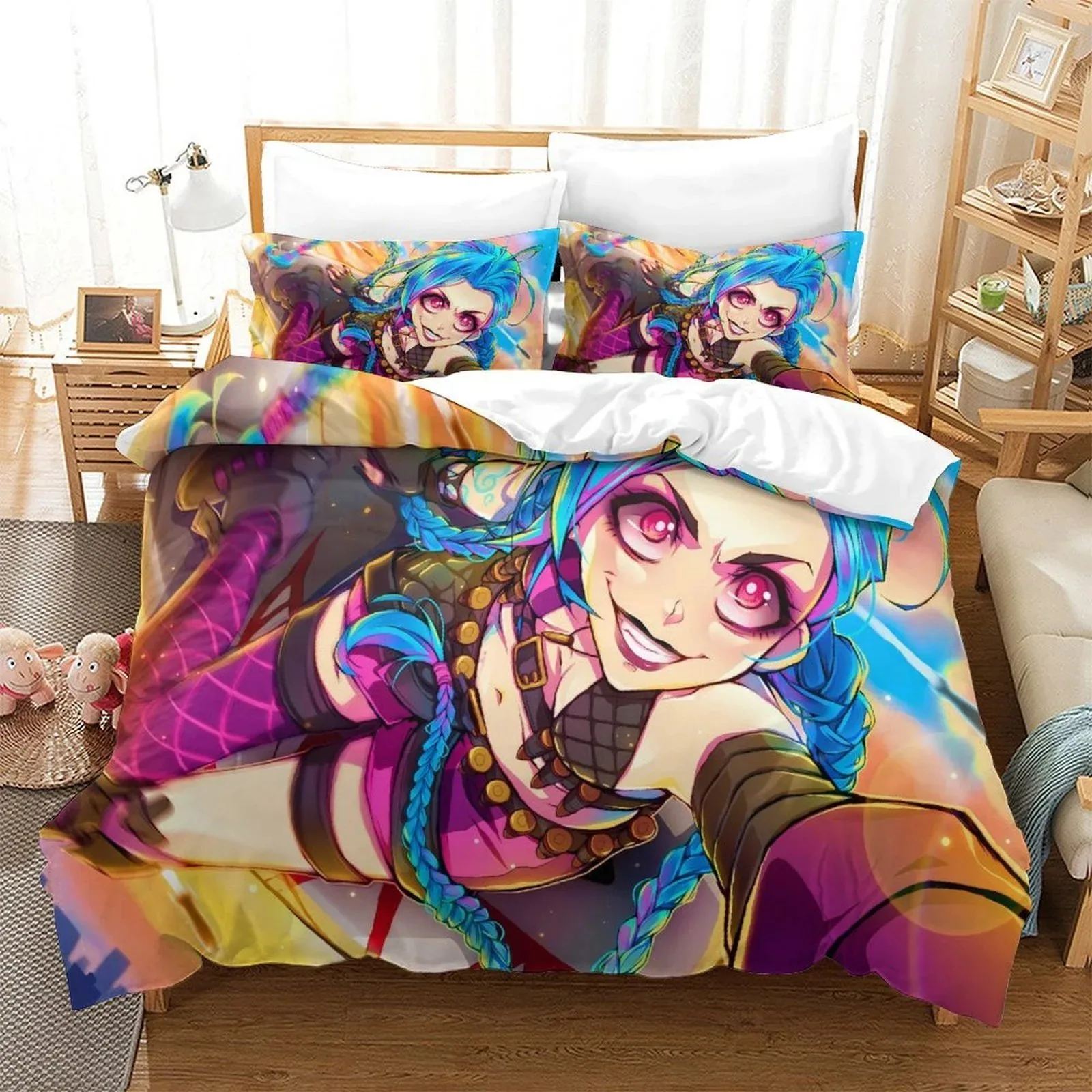 Arcane Jinx Sunset Smile Duvet Cover Set - Image 2